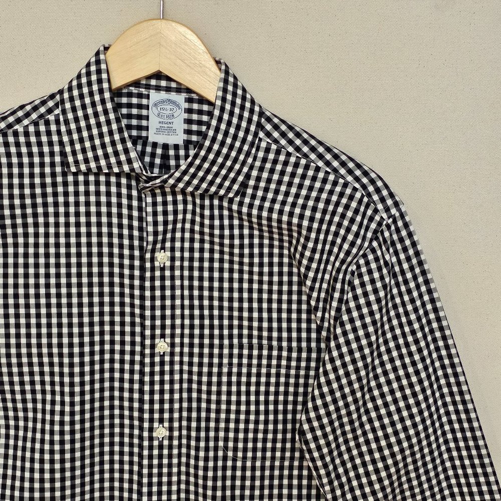 ***Altered Shortened*** Brooks Brothers Regent Fit Non-Iron Button Down 15.5